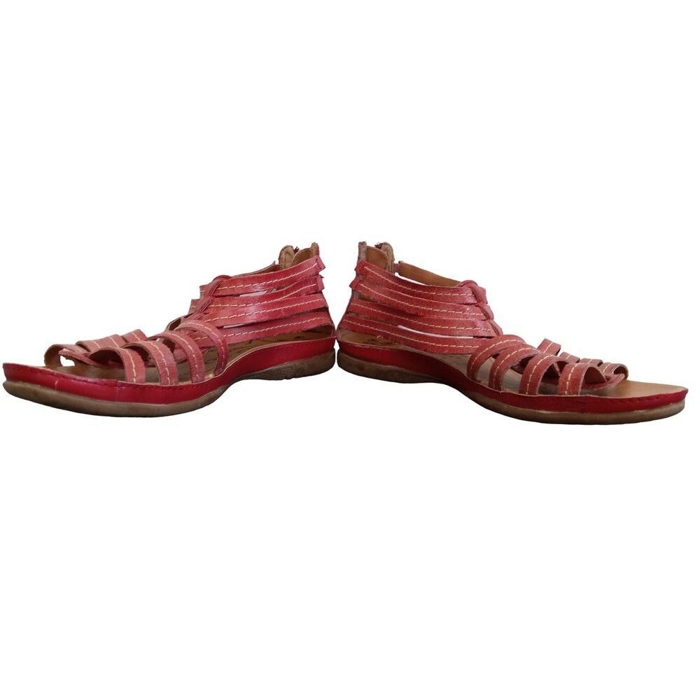 BareTraps Red Strappy Sandals